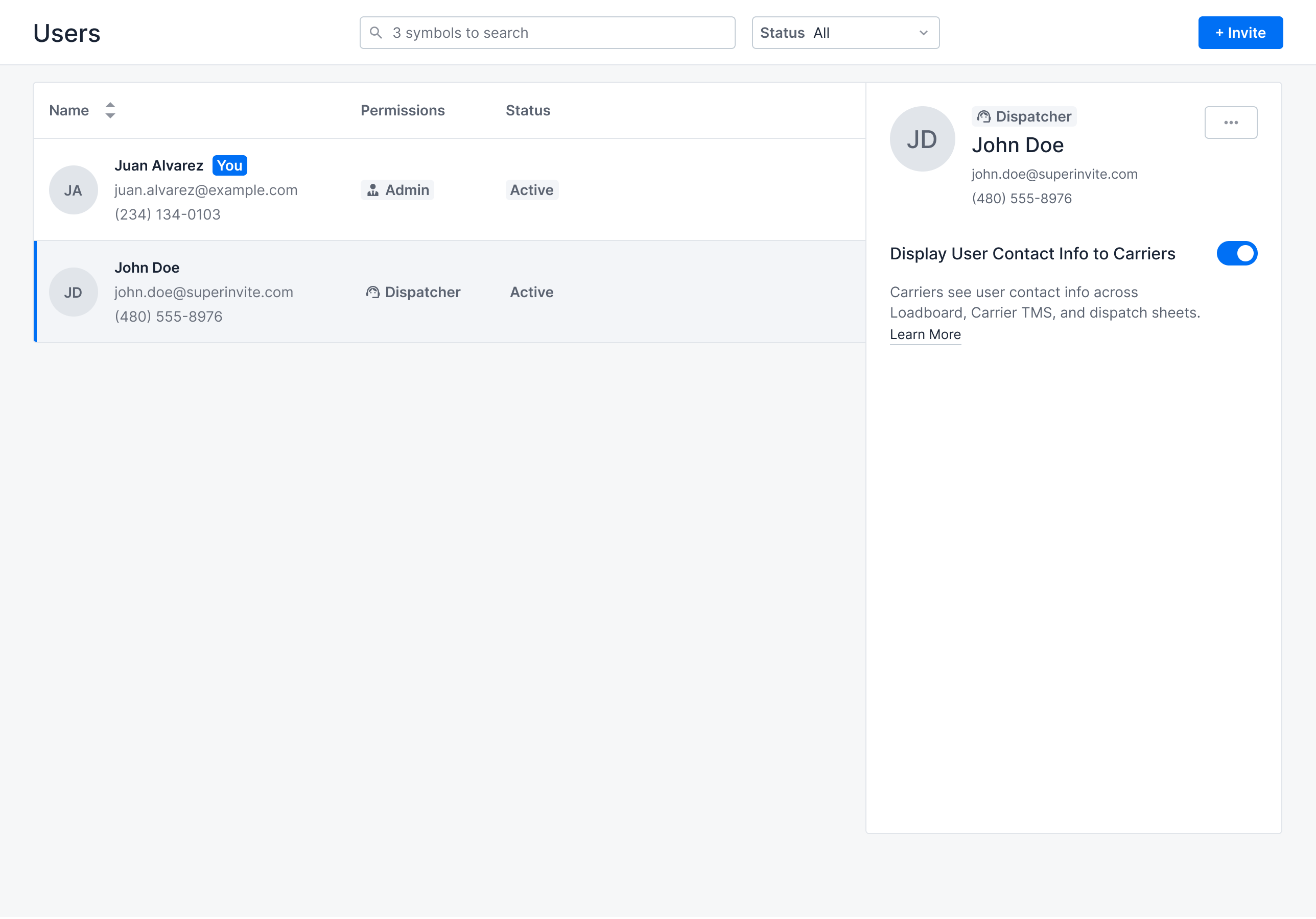 How To Manage User Roles In Shipper TMS – Super Dispatch